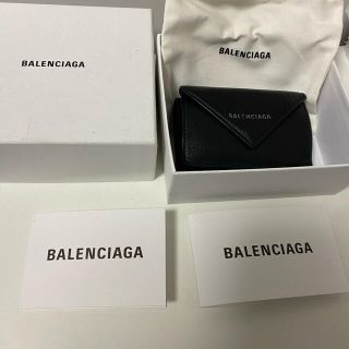 Balenciaga - 「付属品付き正規品」 BALENCIAGA 3つ折り財布 ブラックの