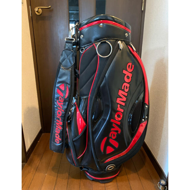 TaylorMade(テーラーメイド)の美品　テーラーメイド　キャディバック　アスリートスタッフモデル スポーツ/アウトドアのゴルフ(バッグ)の商品写真