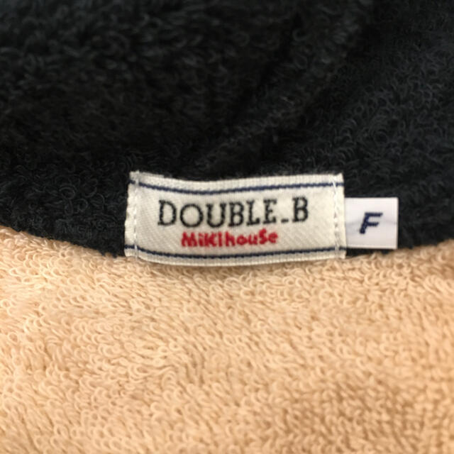 DOUBLE.B(ダブルビー)のDOUBLE.B お風呂上がりウェア　80〜90㌢ キッズ/ベビー/マタニティのベビー服(~85cm)(バスローブ)の商品写真