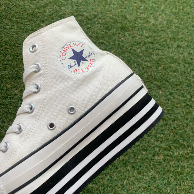 CONVERSE(コンバース)の美品25 converse コンバース オールスター HI 厚底 F619 レディースの靴/シューズ(スニーカー)の商品写真