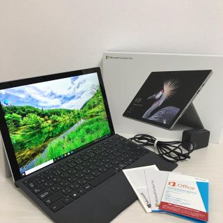 マイクロソフト(Microsoft)の[美品]Surface Pro 5 4G/128G Office2016付(ノートPC)
