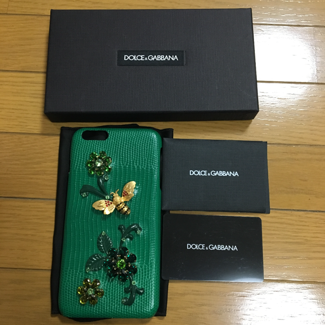 【新品未使用】ドルガバiPhoneケース 6plus/6splus グリーン