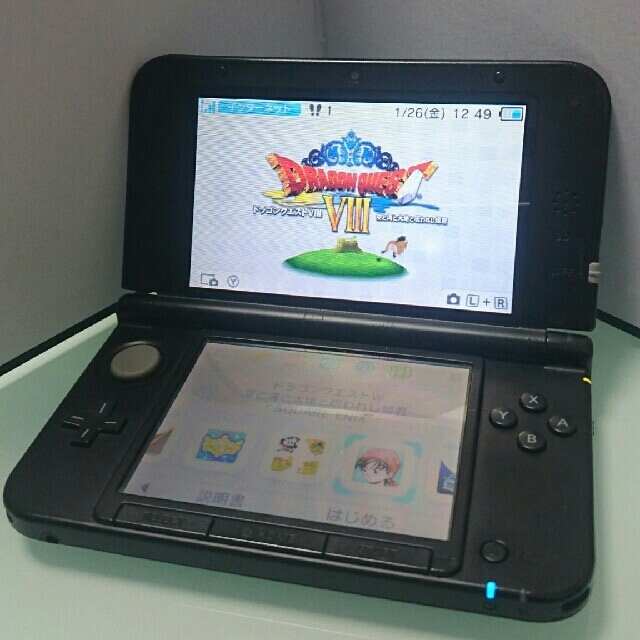 【細かい傷あり！ソフト内蔵あり完動品】 3DS LL 　ドラクエ　逆転裁判　などゲームソフト/ゲーム機本体