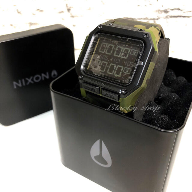 NIXON(ニクソン)の【未使用】NIXON ニクソン 腕時計 REGULUS レグルス カモフラ 迷彩 メンズの時計(腕時計(デジタル))の商品写真