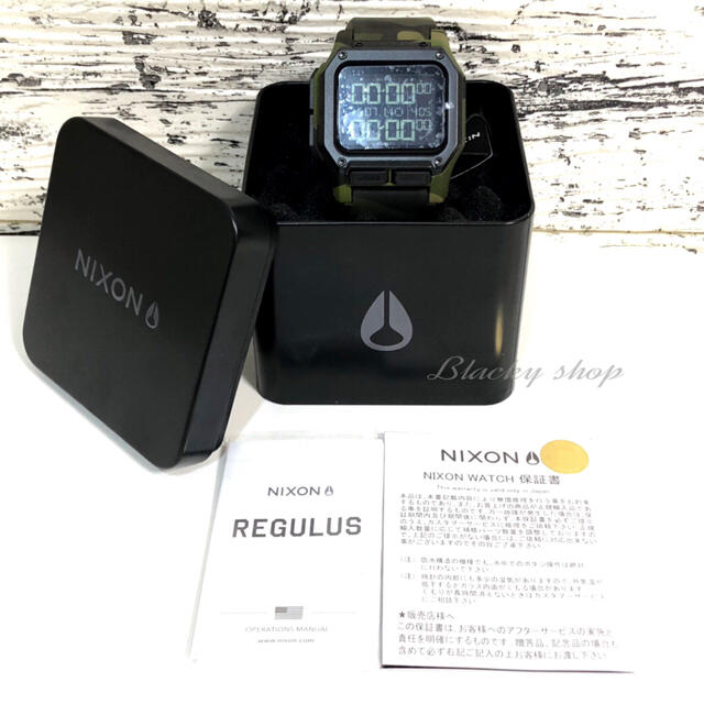 NIXON(ニクソン)の【未使用】NIXON ニクソン 腕時計 REGULUS レグルス カモフラ 迷彩 メンズの時計(腕時計(デジタル))の商品写真