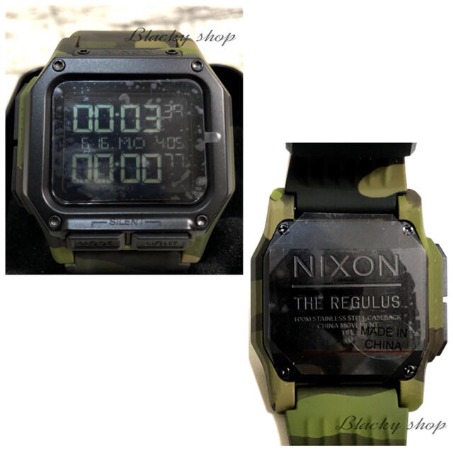 【未使用】NIXON ニクソン 腕時計 REGULUS レグルス カモフラ 迷彩