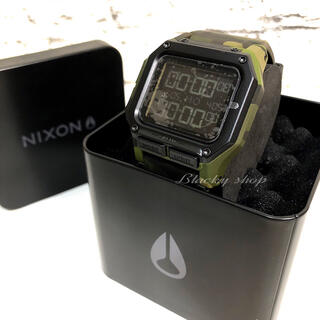 ニクソン(NIXON)の【未使用】NIXON ニクソン 腕時計 REGULUS レグルス カモフラ 迷彩(腕時計(デジタル))