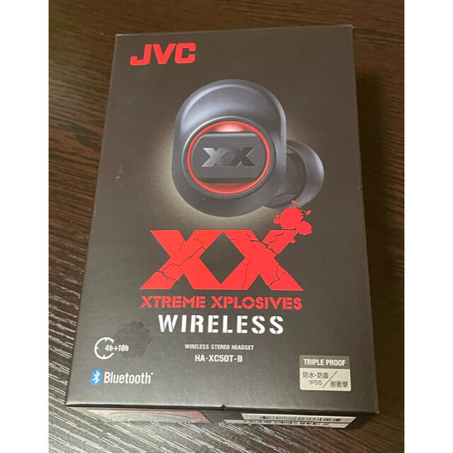 JVC　HA-XC50T-B ワイヤレスイヤホン 美品☆