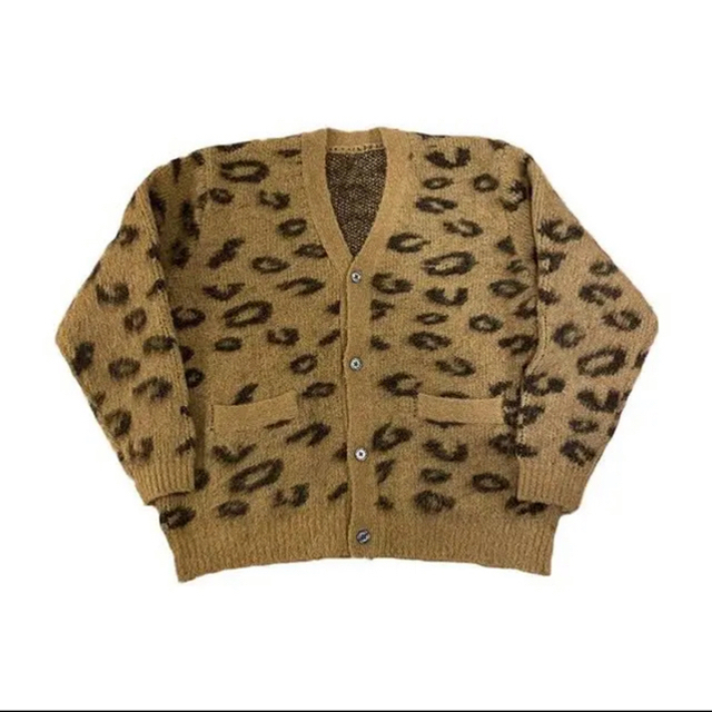 ALLEGE(アレッジ)のTTT_MSW mohair cardigan leopard メンズのトップス(カーディガン)の商品写真