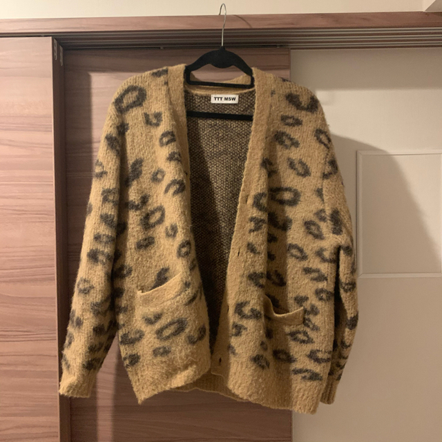 ALLEGE(アレッジ)のTTT_MSW mohair cardigan leopard メンズのトップス(カーディガン)の商品写真