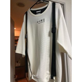 シャリーフ(SHAREEF)の【SHAREEF】RIPPLE BELT s/s BIG T-shirt ティ(Tシャツ/カットソー(半袖/袖なし))