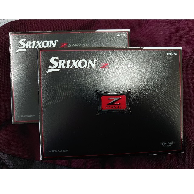 SRIXON　Z-STAR XV  ホワイト　ゴルフボール　2ダースセット売り