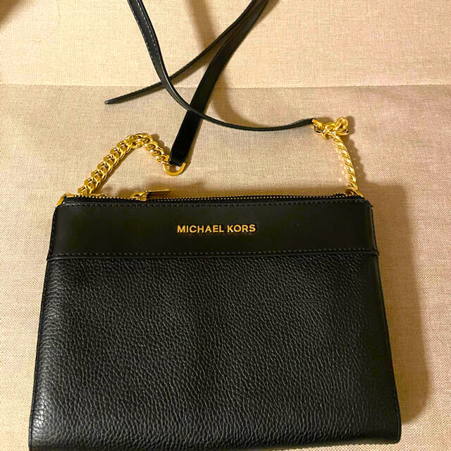 Michael Kors(マイケルコース)の１時間セール　美品　マイケルコースお財布ショルダーバッグ レディースのバッグ(ショルダーバッグ)の商品写真