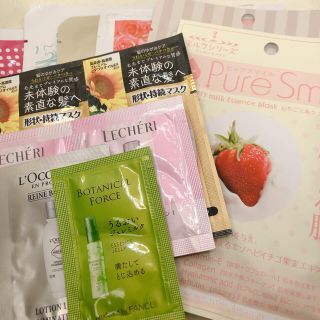 ロクシタン(L'OCCITANE)のピュアスマイル エッセンスマスク ミルクシリーズ いちごミルク(1枚入)(パック/フェイスマスク)