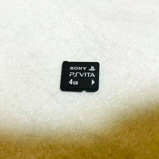 プレイステーションヴィータ(PlayStation Vita)の☆美品☆ PlayStation Vita メモリーカード4G 動作確認済み(その他)
