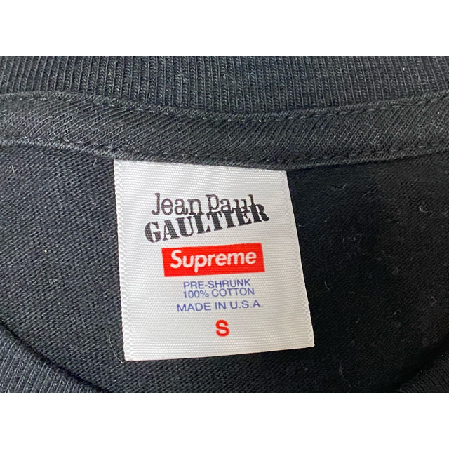 Supreme - supreme Jean Paul Gaultier Tee Sサイズの通販 by ひでろっく's shop｜シュプリームならラクマ 好評限定品