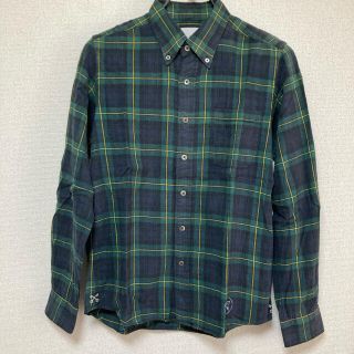 ユニフォームエクスペリメント(uniform experiment)のUE BACK PRINT FLANNEL CHECK B.D SHIRT(シャツ)