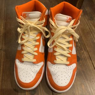 ナイキ(NIKE)のnike dunk high orange blaze(スニーカー)