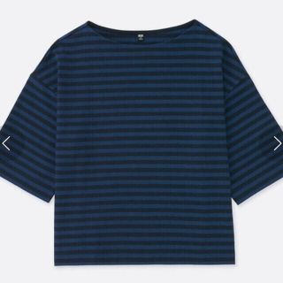 ユニクロ(UNIQLO)の【りっか様専用】UNIQLOボーダーワイドスリープT(Tシャツ(長袖/七分))