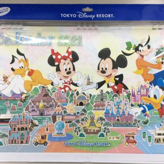 ディズニー(Disney)のディズニーリゾート 壁掛けカレンダー 2021(カレンダー/スケジュール)