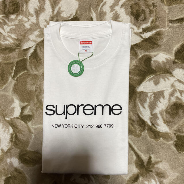 20ss Supreme shop tee tシャツ white M 白