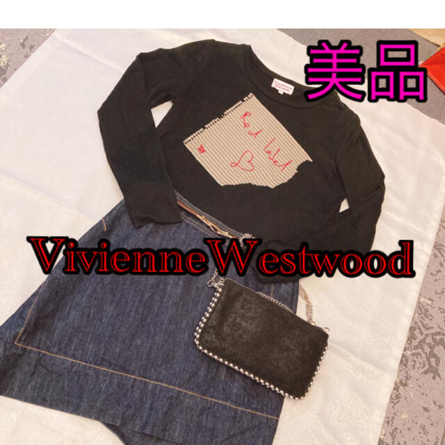 Vivienne Westwood(ヴィヴィアンウエストウッド)の値下げ中！24時間以内発送！！美品　人気　ヴィヴィアン　 カットソー　 レディースのトップス(Tシャツ(長袖/七分))の商品写真