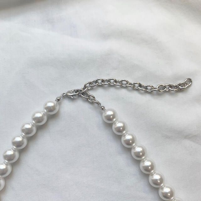 JOHN LAWRENCE SULLIVAN(ジョンローレンスサリバン)のchangeable pearl necklace 2way chain メンズのアクセサリー(ネックレス)の商品写真