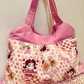 【最終価格❗️❗️❗️】ペコちゃん☆ストロベリータック付きバック(バッグ)