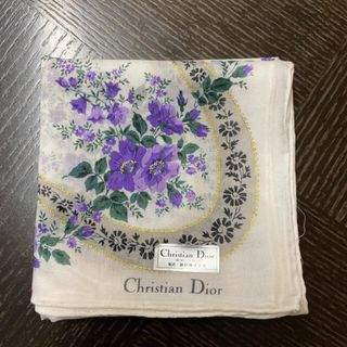 クリスチャンディオール(Christian Dior)の新品未使用 Christian Dior  花柄ハンカチ(ハンカチ)