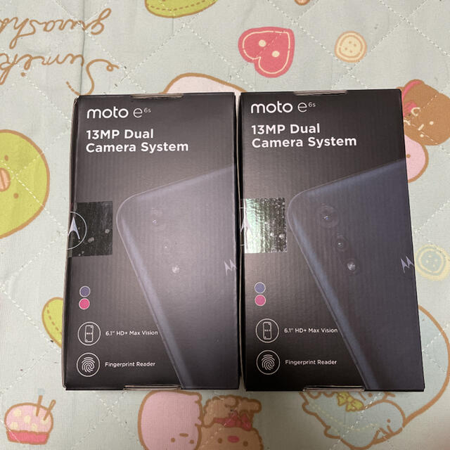ANDROID - 新品未開封品 Motorola moto e6s(メトログレー) 2台セットの ...