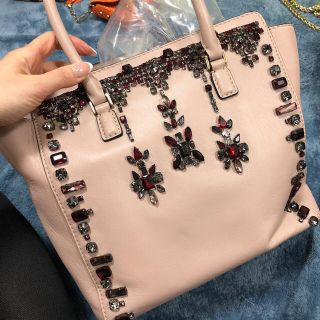 ヴァレンティノ(VALENTINO)のヴァレンティノ　スワロフスキーバッグ(トートバッグ)