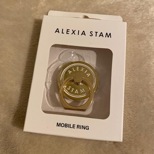 ALEXIA STAM(アリシアスタン)のALEXIA STAM ゴールドバンカーリング スマホ/家電/カメラのスマホアクセサリー(その他)の商品写真