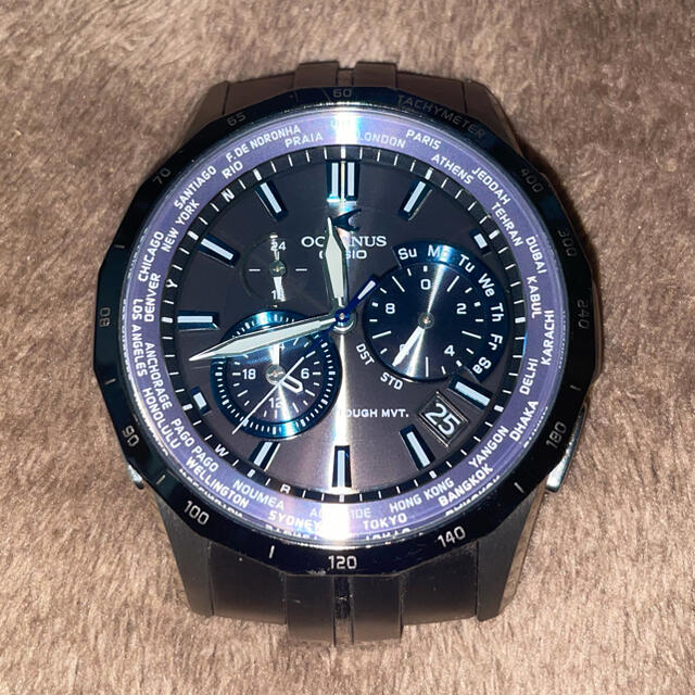 【ジャンク品】CACIO オシアナス マンタ OCW-S1400D-2AJF 腕時計(アナログ)
