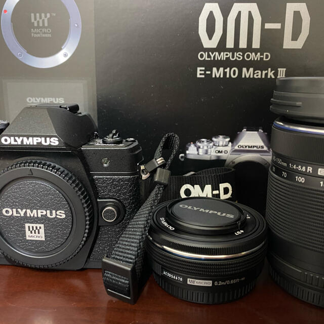 取寄品 OM-D OLYMPUS OM-D OM-D EZダブルズーム E-M10 Mark ミラーレス