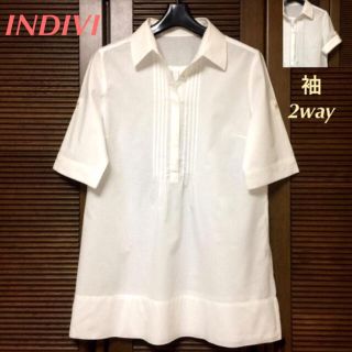 インディヴィ(INDIVI)のINDIVI  シャツ  ブラウス   チュニック(シャツ/ブラウス(半袖/袖なし))