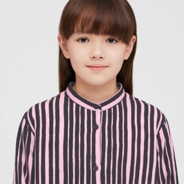 UNIQLO(ユニクロ)の【TARU様専用】子供用フランネルワンピース+タイツ　110サイズ キッズ/ベビー/マタニティのキッズ服女の子用(90cm~)(ワンピース)の商品写真