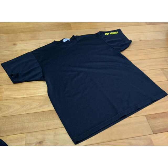 YONEX(ヨネックス)のヨネックス　Tシャツ　Mサイズ　ブラック スポーツ/アウトドアのテニス(ウェア)の商品写真