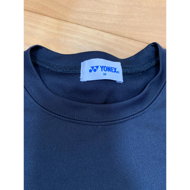 YONEX(ヨネックス)のヨネックス　Tシャツ　Mサイズ　ブラック スポーツ/アウトドアのテニス(ウェア)の商品写真