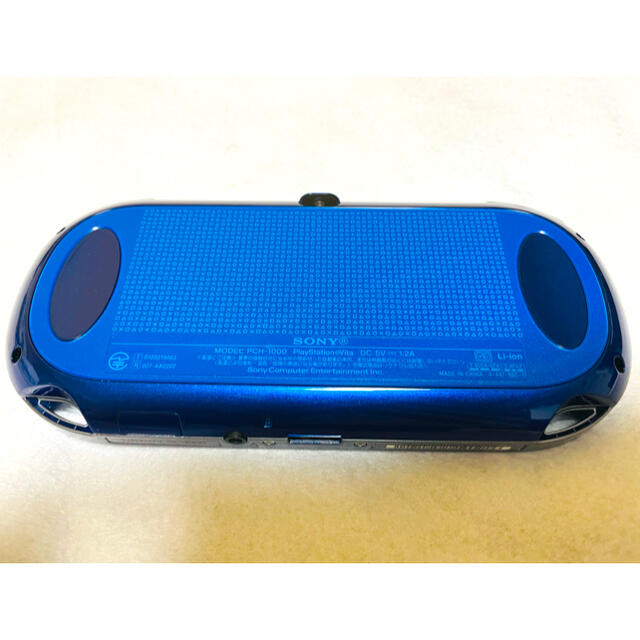 PlayStation Vita(プレイステーションヴィータ)の☆美品☆ PSVita PCH-1000 ZA04 サファイアブルー エンタメ/ホビーのゲームソフト/ゲーム機本体(家庭用ゲーム機本体)の商品写真