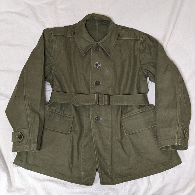 美USED】30s40s フランス軍 M38 ボージョンジャケット サイズ3の 美USED】30s40s フランス軍 M38 ボージョンジャケット サイズ3の