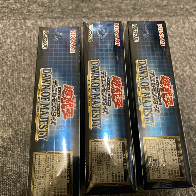 遊戯王 ドーンオブマジェスティ 3ＢＯＸ シュリンク付き新品 - Box ...