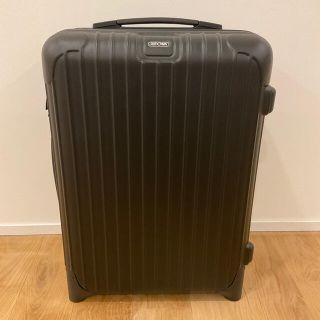 リモワ(RIMOWA)の貴重 リモワ サルサ マットブラック 2輪 機内持込可(トラベルバッグ/スーツケース)