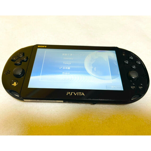 PSVita PCH-2000 ZA11 SONY ブラック 本体 動作確認済み 売上No.1 6572