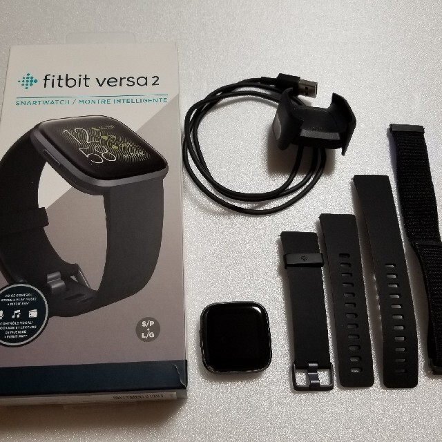 Fitbit Versa2 Black Carbon