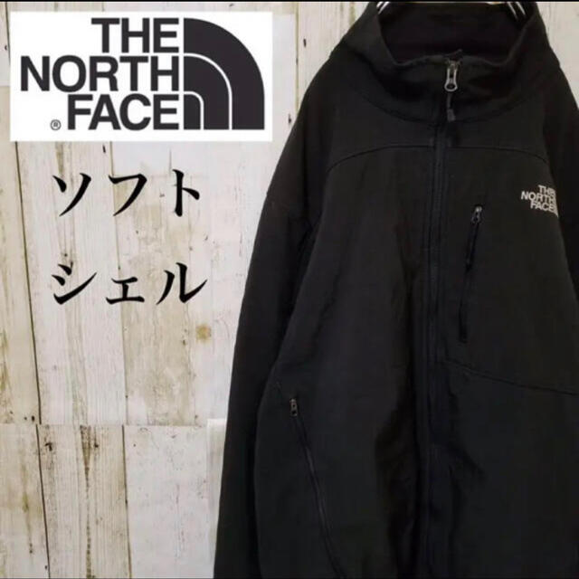 THE NORTH FACE(ザノースフェイス)の規格ノースフェイス　ロゴフルジップソフトシェル　 メンズのジャケット/アウター(マウンテンパーカー)の商品写真