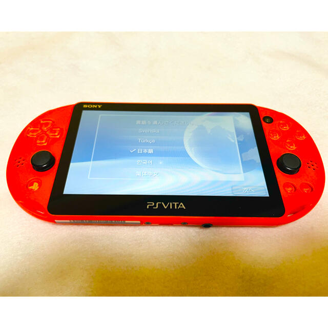 品 ゲーム PS Vita 本体 SONY ソニー PS Vita PCH-2000 ネオンオレンジ 動作品