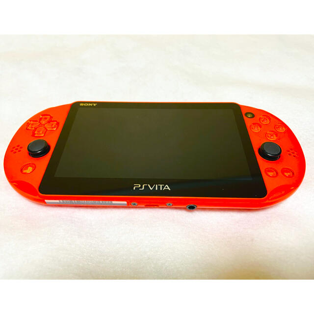 PlayStation Vita   PSVita PCH ZA SONY ネオンオレンジ 画面傷