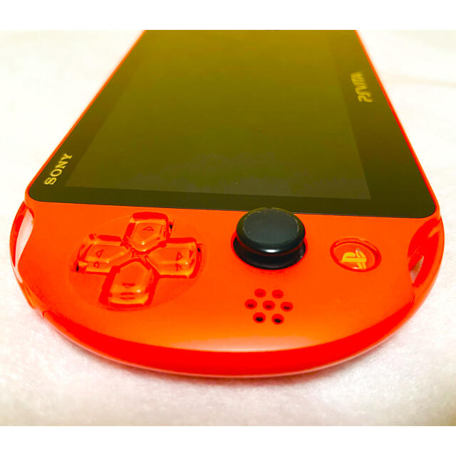 PlayStation Vita - PSVita PCH-2000 ZA24 SONY ネオンオレンジ 画面傷