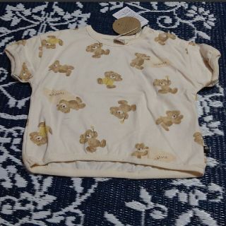 フタフタ(futafuta)のフタフタくまトップス70(Ｔシャツ)