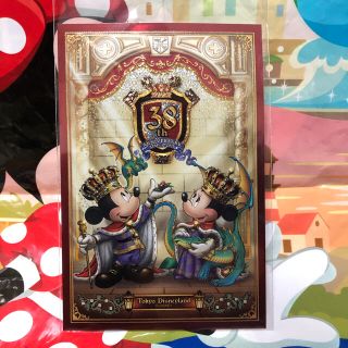 ディズニー(Disney)のディズニー ☆新作☆ TDL ランド 38周年 ポストカード(キャラクターグッズ)